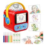MoonLull AI Voice Sticker Printer for Kids, 2.4-Inch Screen