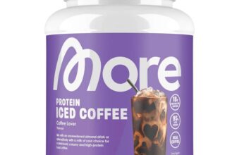 More Protein Iced Coffee, Coffee Lover, 500 g, 1.1 lbs, 20 Servings