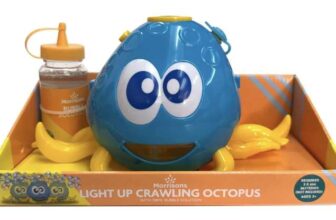 Morrisons Light Up Crawling Octopus Bubble Machine – Instore Walsall