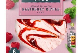 Morrisons the Best Raspberry Ripple Cake 364g