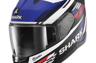 Motorcycle Gear Sale e.g. Shark D-Skwal 3 FirstLap Full Face Helmet KBR – Blue / Red