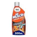 Mr Muscle Drain Unblocker 500ml, Heavy Duty Fast Acting Gel Sink Unblocker (£2.25 – £1.75 S/S)