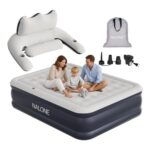 NALONE Queen Inflatable Mattress with Fitted Sheet and Pump