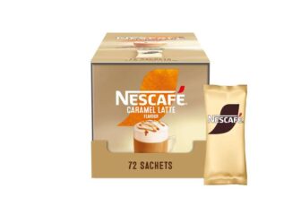 NESCAFÉ Caramel Latte Instant Coffee Sachets – 72 x 17g