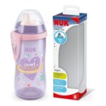 NUK Kiddy Cup Night Toddler 12 Months Glow-in-the-Dark Purple