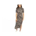 Nasty Gal High Neck Short Sleeve Midi Dresses