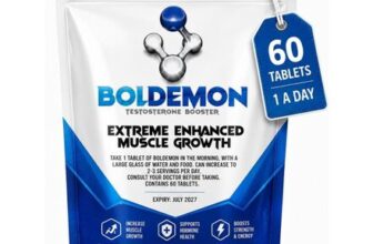 Natural Testosterone Support for Men, 60 Capsules, UK Made