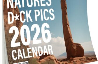 Natures Dck Pics Calendar 2026 Funny Adult Humour Wall Calendar 12 months of cheeky nature photography with humorous captions. Gift for birthdays, Mothers Day and Fathers Day.