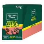 Natures Menu Meaty Treats for Adult Dogs Beef 12x50g – £14.91 S&S