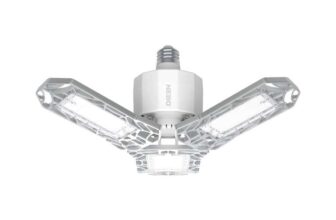 Nebo High Bright 6000 Lumen E27 LED Light 3 Adjustable Panel Garage & Utility Work Light Screw in E27 – Sold by Truebrandsltd / FBA