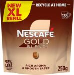 Nescafé Gold Blend XL Refill Coffee 250g (138 Cups) – S&S £5.70 / £5.10