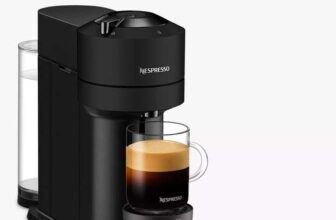 Nespresso Vertuo Next Coffee Machine by KRUPS, Matte Black or Light Grey with FREE 50 coffee pods and a Nespresso Touch travel mug