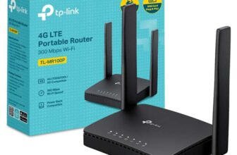 New TP-Link TL-MR100P Portable 4G Router with SIM Slot, Travel WiFi
