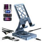 NewQ iPad Dock 11-in-1: 4K HDMI, 10Gbps, SD/TF 4.0, Ethernet
