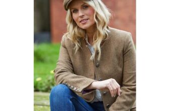 Newbury Fawn Jacket – Wool with Velvet Trims – 30% OFF