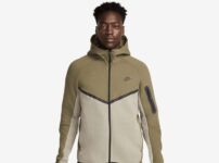 Nike Tech Fleece, Medium Olive-Light Army-Black, Size XS-S w/code Unidays