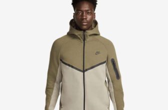 Nike Tech Fleece, Medium Olive-Light Army-Black, Size XS-S w/code Unidays