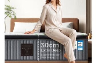 NineLan Luxe King Pillow-Top Hybrid Mattress, 7-Zone Orthopaedic