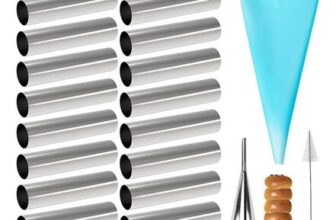 Non-Stick Cream Horn Cones Cannoli Molds Set Stainless Steel