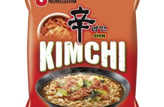 Nongshim Kimchi Ramyun Noodles, 20-Pack, 120 G