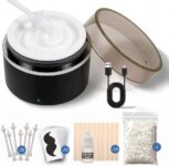 Nose Waxing Kit for Men, USB Fast Heat Smart Temp,Nose Hair Wax Kit with 100g Wax Beads, 20 Sticks, Ear Hair Removal Wax, Mini Wax Pot,Portable Nose Wax for Nose Hair, Eyebrows, Mustache,Nostril