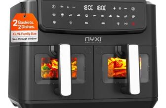 Nyxi Air Fryer 9L Dual Basket (4.5L Each)