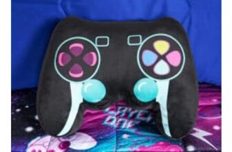 OHS Console Remote Shaped Gamer Cushion Black