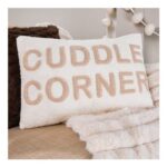 OHS Cuddle Corner Slogan Cushion – Natural