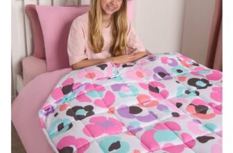 OHS Kids Leopard Print Weighted Blanket, Multi – 3KG