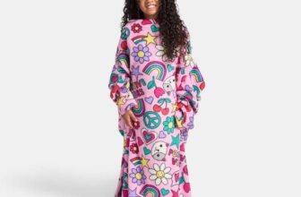 OHS Kids Positive Vibes Wearable Blanket – Multi