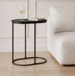 OHS Oval C Shape Side Table – All Colours