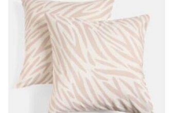 OHS Zebra Print Indoor/Outdoor Cushion Covers – Natural