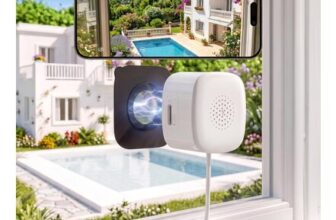 OIEXEN 3MP 2K Window Camera for Outdoor Viewing