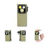 OLIGHT Oclip Ultra EDC Torch 530 Lumens Clip on Flashlight, Olive Green Energy Class A