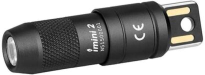 OLIGHT imini 2 Keychain Rechargeable Torch, Black