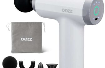 OOZZ Portable Massage Gun, Handheld Massager for Muscle Relaxation, Pressure Sensor Body Massager