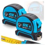 OX Pro Dual Auto Lock Tape Measure Twinpack – 5m, Magnetic End Hook