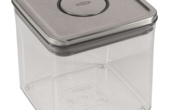 OXO Stainless Steel POP Container Big Square Short, 2.6 L