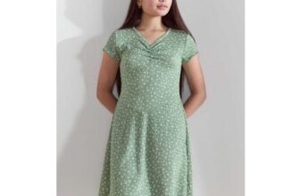 Older Girls Mint Floral Corset Dress