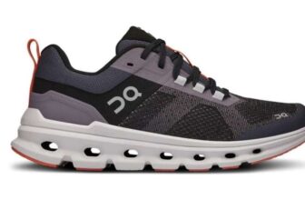 On Running Womens Cloudcore 1 Running Shoes (Iron/Lavender)