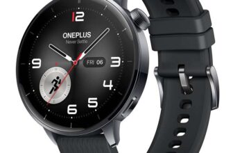 OnePlus Watch 3 43mm OPWE242 Black Steel Smart Watch