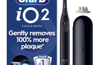 Oral-B iO2 Electric Toothbrush, Night Black, with Travel Case