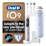 Oral-B iO9 Electric Toothbrush, App-Connected, Rose, 3 Heads, Case