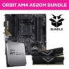 Orbit Ryzen AM4 Bundle – Ryzen 5 5500 6C/12T 3.6Ghz, 32GB (2x16GB) 3200MHz DDR4 RAM & ASUS A520M-PLUS TUF Gaming WIFI
