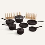 Our Place 17-Piece Essentials Complete Cookware Set – Ceramic non-stick – Char Black