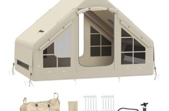 Outsunny Inflatable Camping Tent with Pump