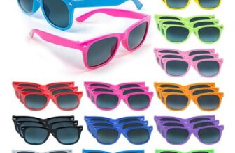 Ovneele 36-Pack Neon Party Sunglasses for Kids