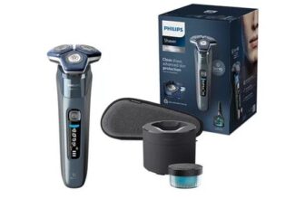 PHILIPS Series 7000 S7882/55 Wet & Dry Rotary Shaver – Ice Blue