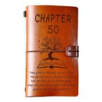 PRSTENLY 50th Birthday Leather Journal Gift for Him Her