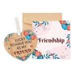 PRSTENLY Wooden Heart Plaque with Card (Various Options)
